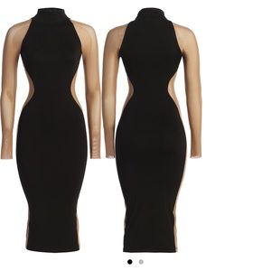 Jluxlabel Afterglow Long Sleeve Body-Con Midi Dress